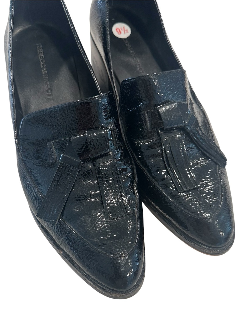 Rebecca Minkoff Black Patent Tassel Edie Loafers - Size: 9.5 - Picture 3 of 7